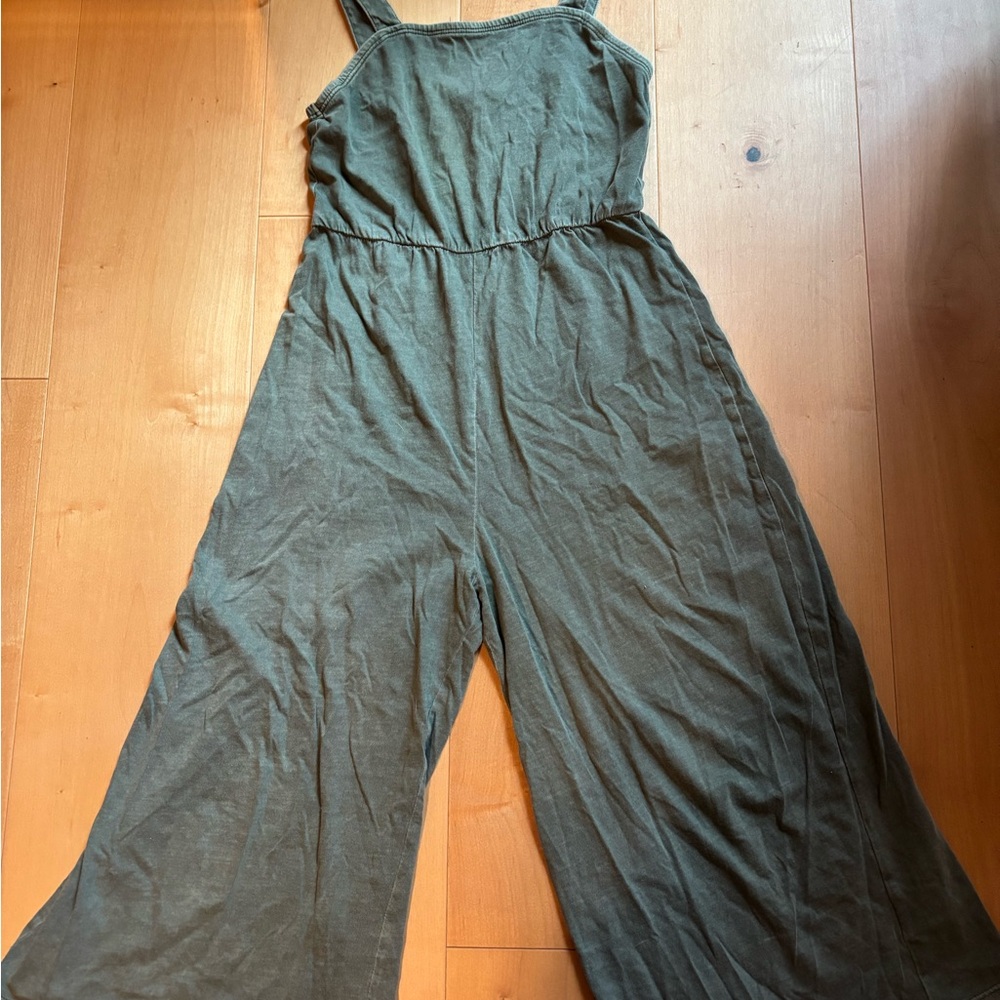 Melrose and Market Olive Jumpsuit